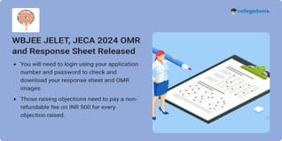 WBJEE JELET, JECA 2024 OMR and Response Sheet Released @wbjeeb.nic.in; Check Direct Link Here